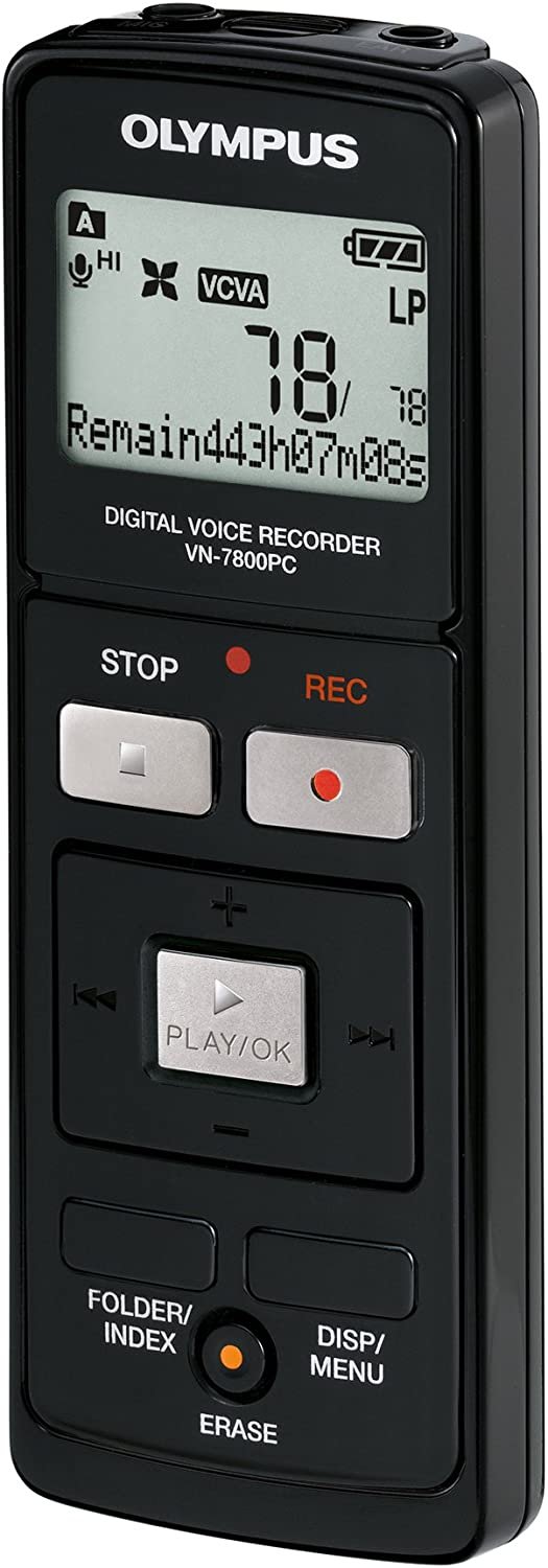 Olympus digital voice recorder that records DSS dictation files